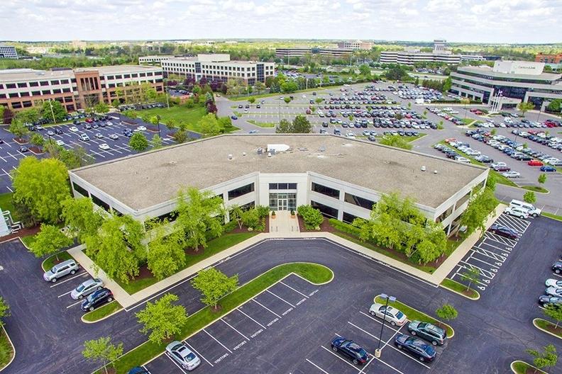 Aerial view of ProLink Staffing office building Lakehurst Ct